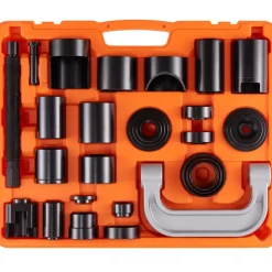 VEVOR Ball Joint Press Kit, 23 pcsTool Kit, C-press Ball joint Remove and Install Tools, for Most 2WD and 4WD Cars, Heavy Duty Ball Joint Repair Kit for Automotive Repairing
