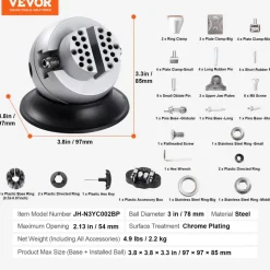 VEVOR Ball Vise, 3