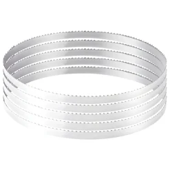 VEVOR Bandsaw Blade, 109.45 Inch Length, 4 TPI Band Saw Blade with 18 HRC Hardened Sharp Teeth, High-Strength Carbon Steel, 0.6 Inch Width, Replacement for Major Woodworking Band Saw Brands, 1 Pack