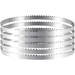 VEVOR Bandsaw Blade, 72 Inch Length, 4 TPI Band Saw Blade with 18 HRC Hardened Sharp Teeth, SK5 High-Strength Carbon Steel, 0.5 Inch Width, Replacement for Major Woodworking Band Saw Brands, 1 Pack