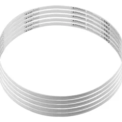 VEVOR Band Saw Blade, 65x0.63x0.02 inch, 5 PCS/Pack Meat Bandsaw Blades for Replacement, Carbon Steel Blade, Meat Cutting Blade Wrapped by Rust-Proof Paper, Fit for Commercial Bone Saw Machines
