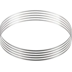 VEVOR Band Saw Blade, 83.5x0.63x0.02 inch, 5 PCS/Pack Meat Bandsaw Blades for Replacement, Carbon Steel Blade, Meat Cutting Blade Wrapped by Rust-Proof Paper, Fit for Commercial Bone Saw Machines
