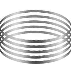 VEVOR Band Saw Blade, 51.2x0.63x0.02 inch, 5 PCS/Pack Meat Bandsaw Blades for Replacement, Carbon Steel Blade, Meat Cutting Blade Wrapped by Rust-Proof Paper, Fit for Commercial Bone Saw Machines