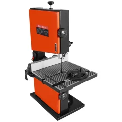 VEVOR Band Saw, 9-Inch, Woodworking Benchtop Bandsaw with 1/2 HP Motor, 3.5-Inch Max Cutting Height, 11.8 x 11.8 in Cast Aluminum Table, 0-45° Tilting Range, with Miter Gauge, Fence, for Woodworking