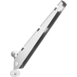 VEVOR Barbed Wire Arm, 10 Packs 12.2 in Fence Post Extender, Flat or Surface Mounted, Galvanized Steel Fence Height Extender, Protect Privacy and Prevent Pets Jumping Off, for Outdoor Wood Concrete Fences