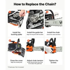 VEVOR Bar & Chainsaw Chain Combo 20