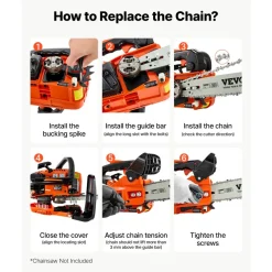 VEVOR Bar & Chainsaw Chain Combo 12