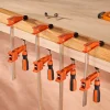 VEVOR Bar Clamps for Woodworking, 2-Pack 24" One-Handed Clamp/Spreader, Quick-Change F Clamp with 300 lbs Load Limit, High-strength Plastic and Carbon Steel, Wood Clamps for Woodworking Metal Working