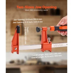 VEVOR Bar Clamps for Woodworking, 2-Pack 24