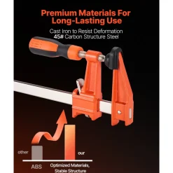 VEVOR Bar Clamps for Woodworking, 2-Pack 24