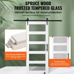 VEVOR Barn Door and Hardware Kit, 36