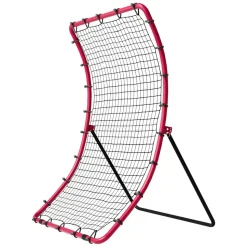 VEVOR Baseball And Softball Rebounder Net, 4 x 6 Feet PitchBack Baseball Nest for Pitching and Fielding Training, Pitch Return Trainer Rebound Net with Pitching Target, 4 Adjustable Angles