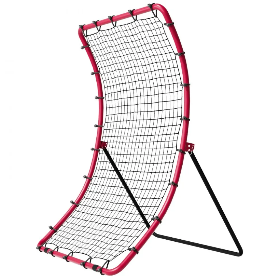 VEVOR Baseball And Softball Rebounder Net, 4 x 6 Feet PitchBack Baseball Nest for Pitching and Fielding Training, Pitch Return Trainer Rebound Net with Pitching Target, 4 Adjustable Angles