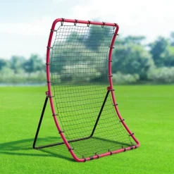 VEVOR Baseball And Softball Rebounder Net, 4 x 6 Feet PitchBack Baseball Nest for Pitching and Fielding Training, Pitch Return Trainer Rebound Net with Pitching Target, 4 Adjustable Angles