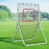 VEVOR Baseball And Softball Rebounder Net, 3.5 x 6 ft PitchBack Baseball Pitching Nest, Softball Pitchback Net, Fielding Trainer, Bounce Back Net for Fielding/Throwing Practice, 5 Adjustable Angles