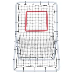 VEVOR Baseball And Softball Rebounder Net, 3.5 x 6 ft PitchBack Baseball Pitching Nest, Softball Pitchback Net, Fielding Trainer, Bounce Back Net for Fielding/Throwing Practice, 5 Adjustable Angles