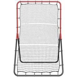 VEVOR Baseball And Softball Rebounder Net, 3 x 4.5 ft PitchBack Baseball Pitching Nest, 3-Way Baseball, Softball Pitchback Net, Fielding Trainer, Bounce Back Net for Fielding/Throwing Practice