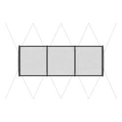 VEVOR Baseball Batting Cage, 33.0 x 12.0 x 9.8 FT Freestanding Portable Batting Cage, Hitting Cages with 4-Ply Knotless Polyester & Pitching Machine Opening, Battings Cages Netting for Indoor Outdoor