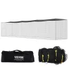 VEVOR Baseball Batting Netting, Professional Softball Baseball Batting Hitting Training Net, Practice Portable Pitching Cage Net with Door & Carry Bag, Heavy Duty Enclosed PE Netting, 55FT (NET ONLY)