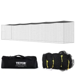 VEVOR Baseball Batting Netting, Professional Softball Baseball Batting Hitting Training Net, Practice Portable Pitching Cage Net with Door & Carry Bag, Heavy Duty Enclosed PE Netting, 70FT (NET ONLY)
