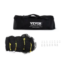 VEVOR Baseball Batting Netting, Professional Softball Baseball Batting Hitting Training Net, Practice Portable Pitching Cage Net with Door & Carry Bag, Heavy Duty Enclosed PE Netting, 35FT (NET ONLY)