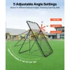 VEVOR Baseball Softball Rebounder Net 4 x 6 ft Pitch Back Trainer Target, 5 Adjustable Angles with Strike Zone, Steel Frame, Bounce Back Net for Pitching & Fielding Training, Return Practice