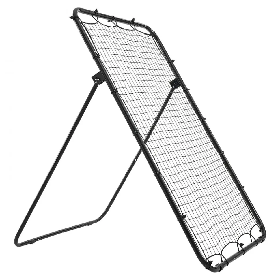 VEVOR Baseball Softball Rebounder Net 4 x 6 ft Pitch Back Trainer Target, 5 Adjustable Angles with Strike Zone, Steel Frame, Bounce Back Net for Pitching & Fielding Training, Return Practice