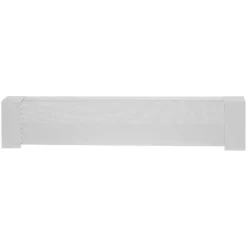VEVOR Baseboard Heater Covers, Basic Series 3 ft Standard Electric Heating Unit Front Cover for Home Improvement, Heavy-duty Steel, Easy Installation for Bedroom Replacing Old Cover, White
