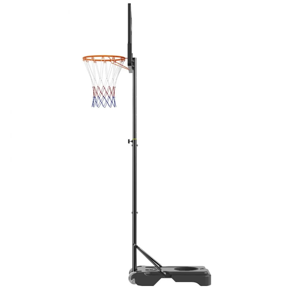 VEVOR Basketball Hoop, 5-7 ft Adjustable Height Portable Backboard System, 32 inch Basketball Hoop & Goal, Kids & Adults Basketball Set with Wheels, Stand, and Fillable Base, for Outdoor/Indoor