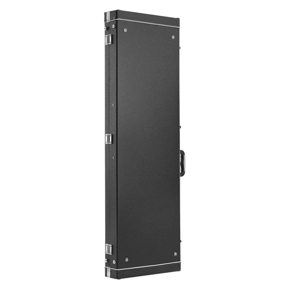 VEVOR Bass Guitar Hard Case, 48.03 in Rectangular Guitar Hard Case, With Lock Latch Keys Handle, PVC Padding Soft Lining Water-Resistant Hard Shell Guitar Cases, for 39-46.5 in Bass Guitars, Black