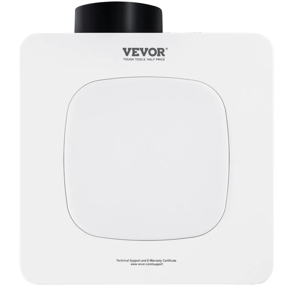 VEVOR Bathroom Exhaust Fan, 80 CFM Bathroom Vent, Low-Noise, Premium Motor Ceiling Fan, Standard 4-inch Duct Interface for Laundry Room, Storage Room, Home Ventilation, White