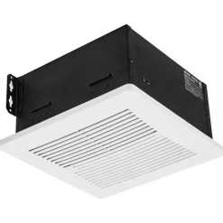 VEVOR Bathroom Exhaust Fan, 50-80-110 CFM Bathroom Vent, Low-Noise, Premium Motor Ceiling Fan, Standard 4-inch Duct Interface for Laundry Room, Storage Room, Home Ventilation, White