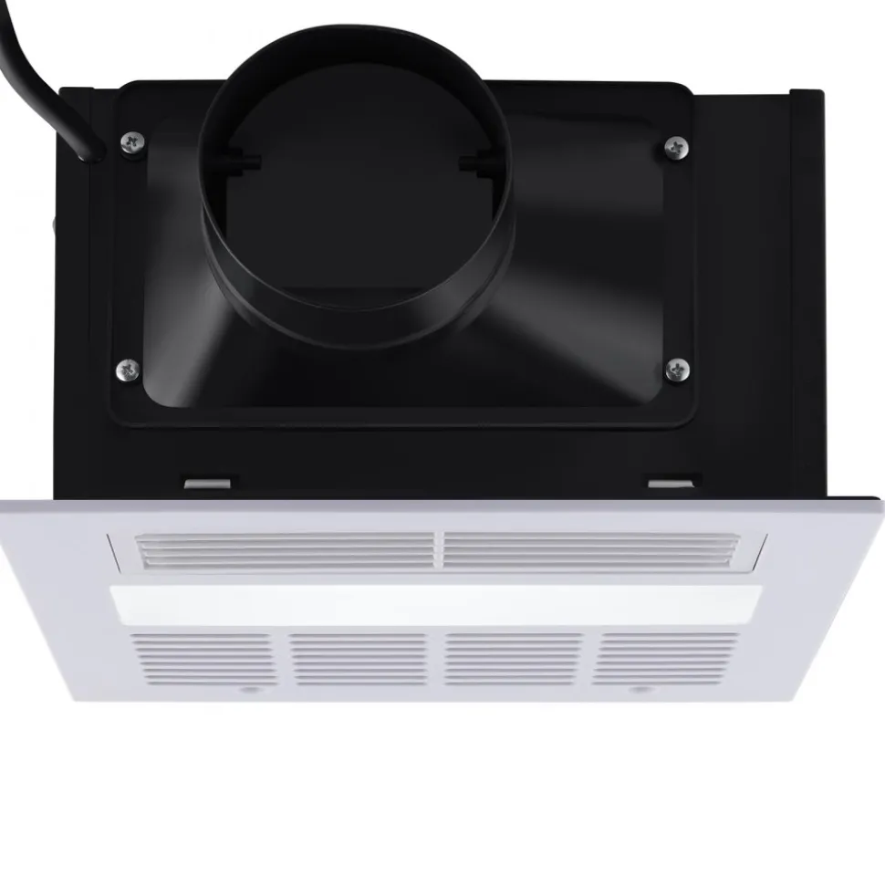 VEVOR Bathroom Exhaust Fan, 1500W Heating, 110 CFM High-Efficiency Ventilation, 1.5sones Low Noise Operation, Energy-Saving Bathroom Ceiling Fan, For Various Ceilings