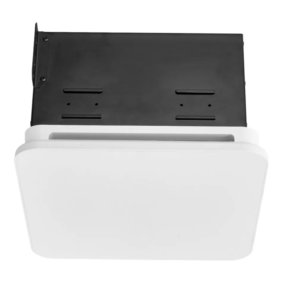 VEVOR Bathroom Exhaust Fan with LED Light, 80 CFM 4000K Bathroom Vent, 1.5 Sones Low-Noise, Premium Motor Ceiling Fan for Laundry Room, Storage Room, Home Ventilation, White