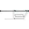 VEVOR Bathtub Shower Door 60"W x 60"H Frameless Bypass Sliding Doors Black, 5/16" Clear Tempered Glass, Double Sliding Tub Shower Doors with 2 Stainless Steel Handles, Nano Coating, for Bathroom Tubs