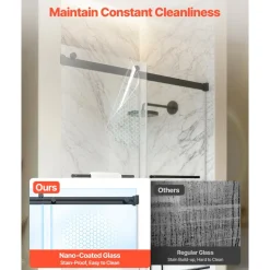 VEVOR Bathtub Shower Door 60