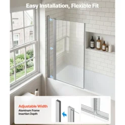 VEVOR Bathtub Shower Door 60