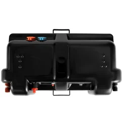 VEVOR Battery Box, Group 24/27 Trolling Motor Battery Box, 12V/24V Marine Batteries Case with PP Shell and Dual Straps, Smart Batteries Case, Suitable for Trolling Motor, Marine,RV & Solar Panel