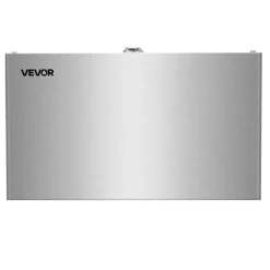 VEVOR Battery Box, Group 24/31 Trolling Motor Battery Box, Marine Batteries Case with Lock, Handles and Rubber-Grommet Cable Holes, Stainless Steel Shell, Suitable for Cars, Boats & Trolling Motors