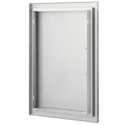 VEVOR BBQ Access Door, 18W x 24H Inch Single Outdoor Kitchen Door, Stainless Steel Flush Mount Door, Wall Vertical Door with Handle, for BBQ Island, Grilling Station, Outside Cabinet
