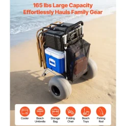 VEVOR Beach Dolly with Big Wheels for Sand, 20