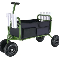 VEVOR Beach Fishing Cart, 300 lbs Load Capacity, Foldable Fish and Marine Cart with Four 11