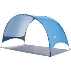 VEVOR Beach Tent Sun Shelter for 8 Person, UPF 50+ Protection, Portable Sun Shade Canopy with Carrying Bag & Sand Pockets, Lightweight and Easy Setup Beach Umbrella for Camping Fishing Outdoor Picnic