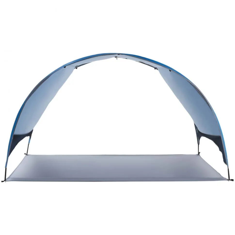 VEVOR Beach Tent Sun Shelter for 8 Person, UPF 50+ Protection, Portable Sun Shade Canopy with Carrying Bag & Sand Pockets, Lightweight and Easy Setup Beach Umbrella for Camping Fishing Outdoor Picnic