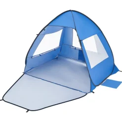 VEVOR Beach Tent Sun Shelter for 2 Person, UPF 50+ Protection, Portable Sun Shade Canopy with Carrying Bag & Sand Pockets, Lightweight and Easy Setup Beach Umbrella for Camping Fishing Outdoor Picnic