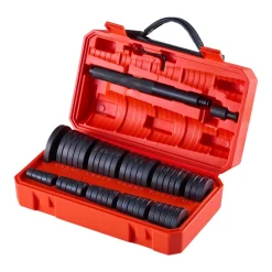 VEVOR Bearing Press Kit, 52 Pcs, Bearing Race and Seal Driver Set with 49 Bushings and Handle Shaft, Bushing Driver Tool Set, Heavy Duty Carbon Steel Removal Installation Tool Kit with Storage Case