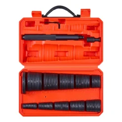 VEVOR Bearing Press Kit, 52 Pcs, Bearing Race and Seal Driver Set with 49 Bushings and Handle Shaft, Bushing Driver Tool Set, Heavy Duty Carbon Steel Removal Installation Tool Kit with Storage Case