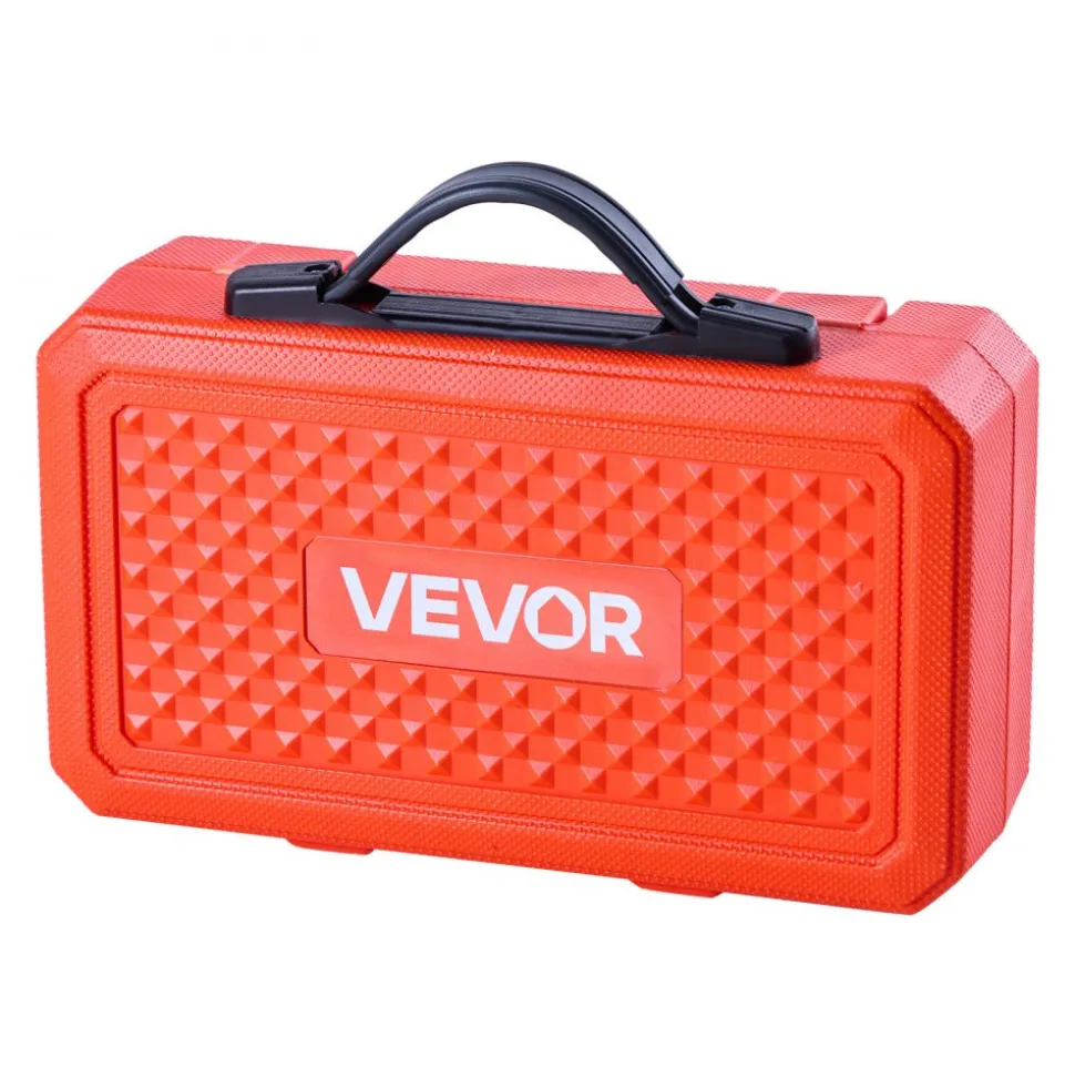 VEVOR Bearing Press Kit, 52 Pcs, Bearing Race and Seal Driver Set with 49 Bushings and Handle Shaft, Bushing Driver Tool Set, Heavy Duty Carbon Steel Removal Installation Tool Kit with Storage Case