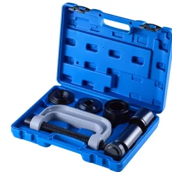 VEVOR Bearing Press Kit, 10+24 Pcs, 2 in 1 Ball Joint Press & Wheel Bearing Puller Kit, Race and Seal Driver Set with 13 Bushings, C-Frame and Sleeves, Heavy Duty Removal Installation Set with Case