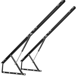 VEVOR Bed Lift, 59x79 in Compatible Bed Size 265 lbs Load Bearing, DIY Wall Bed Mechanical Hardware Kit Vertical Deluxe, Pneumatic Lever Heavy Duty Bed Support, Folding Wall Bed for Guestroom